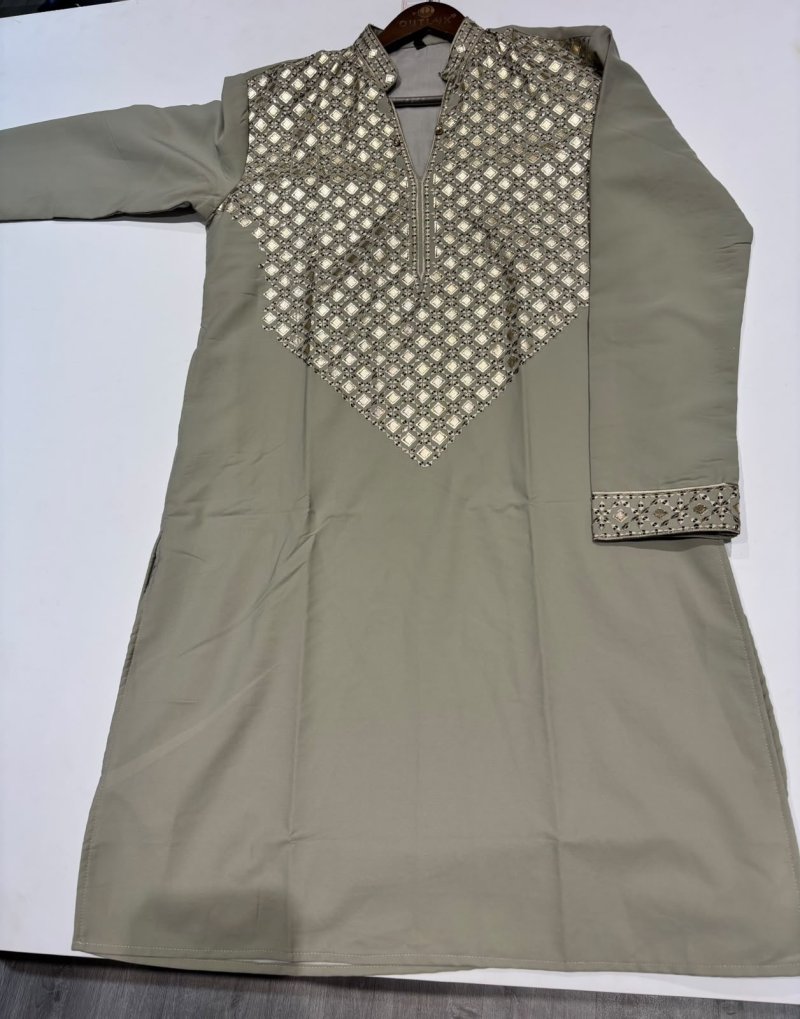 Outluk Wedding Vol 54 Heavy Lachaka Mens Kurta With Pajama